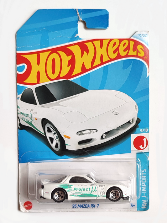Hot Wheels Mazda RX-7 - (Tarjeta dañada)